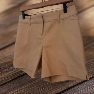 The Limited Carbon Tan Tailor Shorts‎ NWT Size 4